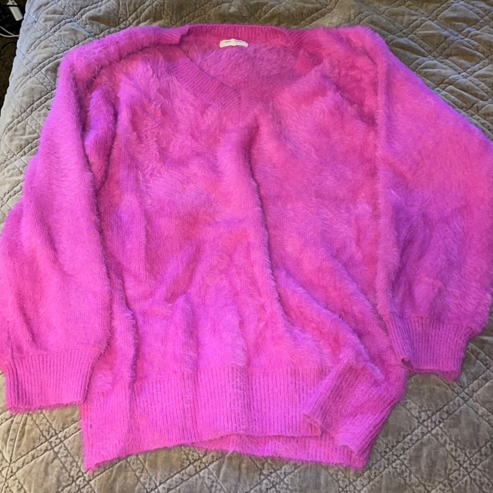 Sweet Lovely by Jen Pink Sweater!